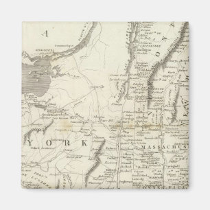 Kaart van de provincies van de Verenigde Staten Magneet