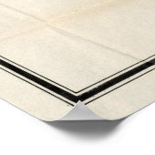  kaart van de Puget Sound (1891) Poster (Hoek)