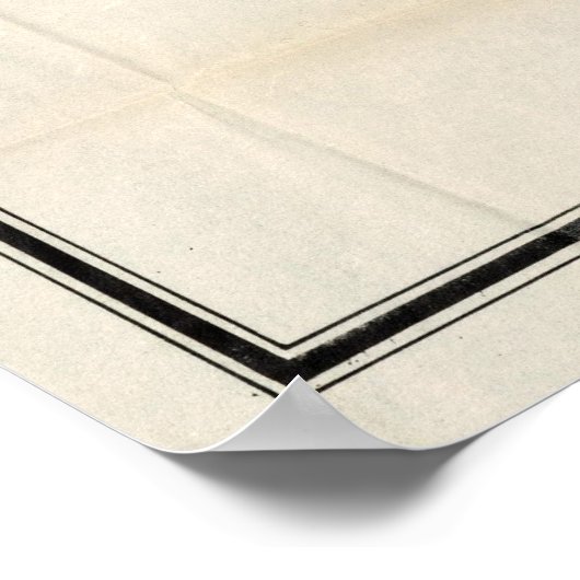  kaart van de Puget Sound (1891) Poster (Hoek)