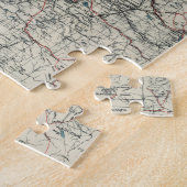 kaart van de Puget Sound (1919) Legpuzzel (Zijkant)