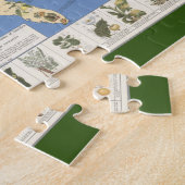 Kaart van de puzzel van kruidengeneesmiddelen legpuzzel (Zijkant)