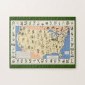 Kaart van de puzzel van kruidengeneesmiddelen legpuzzel (Horizontaal)