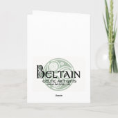 Kaart van de Raaf van Morrigan de Keltische (Achterkant)