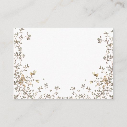 Kaart van de Raffle Enclosure van Wilde Florence (Achterkant)