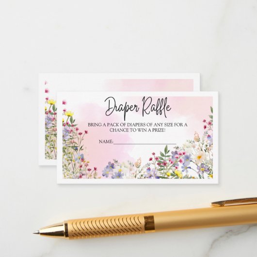 Kaart van de Raffle Enclosure van Wilde Florence (Voorkant / Achterkant in situ)