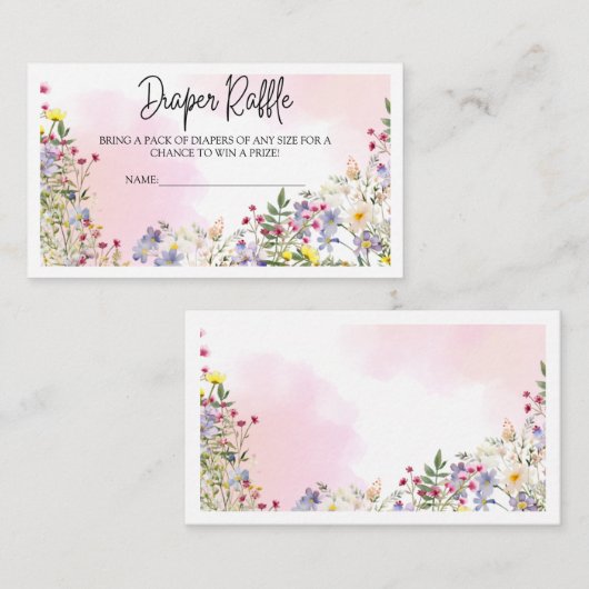 Kaart van de Raffle Enclosure van Wilde Florence (Voorkant / Achterkant)