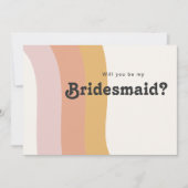 Kaart van de Rainbow Bridesmaid-voorstel van de Mo (Voorkant)