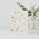 Kaart van de regering van Tennessee (Staand voorkant)