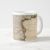 Kaart van de regio Venetië, Italië Grote Koffiekop (Voorkant rechts)