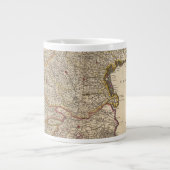 Kaart van de regio Venetië, Italië Grote Koffiekop (Voorkant)