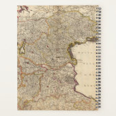 Kaart van de regio Venetië, Italië Planner (Achterkant)