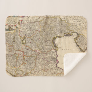 Kaart van de regio Venetië, Italië Sherpa Deken