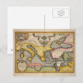 Kaart van de reis van de Argonauts (Voorkant / Achterkant)