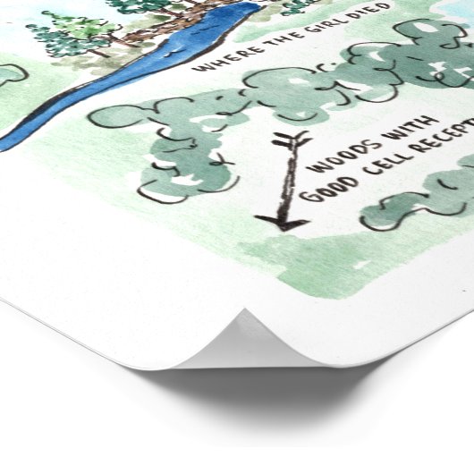 Kaart van de Richard E Rich Academy Poster (Hoek)