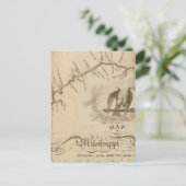 Kaart van de Rivier van de Mississippi (Staand voorkant)