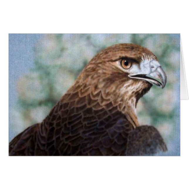 Kaart van de rode staart (Voorkant Horizontaal)