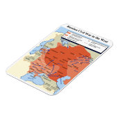 Kaart van de Russische burgeroorlog in het westen  Magneet (Linkerzijde)