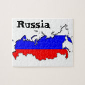 Kaart van de Russische puzzel (Horizontaal)