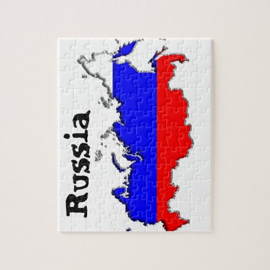 Kaart van de Russische puzzel (Verticaal)