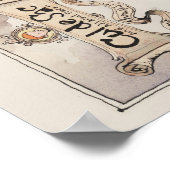 Kaart van de Sac en aangrenzende plaatsen Poster (Hoek)