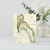 kaart van de San Diego Bay (1857) (Staand voorkant)