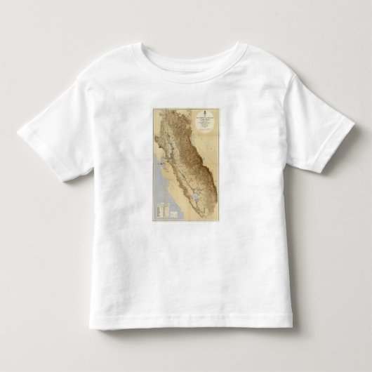Kaart van de San Joaquin Kinder Shirts (Voorkant)