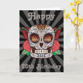 Kaart van de Schedel van de Suiker van de (Gele Bloem)