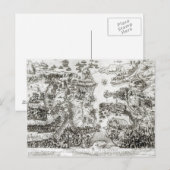 Kaart van de Siege van Malta in 1565 (Voorkant / Achterkant)