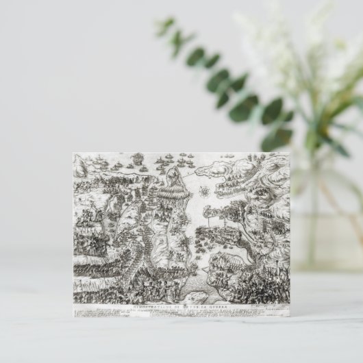 Kaart van de Siege van Malta in 1565 (Staand voorkant)