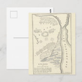 Kaart van de Slag bij San Jacinto (Voorkant / Achterkant)