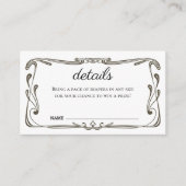 Kaart van de sluiting - Uitnodiging van het Baby s (Voorkant)