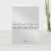 Kaart van de Sneeuwvlok van de Folie van de (Achterkant)