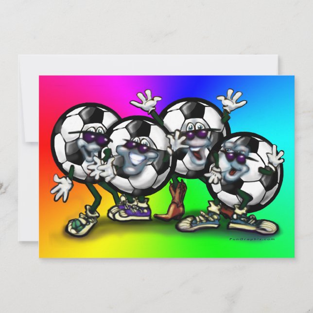Kaart van de Soccer Gang Rainbow (Voorkant)