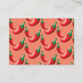 Kaart van de Spaanse Baby shower Fiesta (Achterkant)