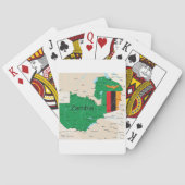 Kaart van de speelkaarten van Zambia (Achterkant)