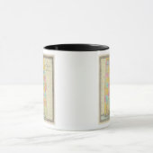 Kaart van de staat Alabama Mok (Midden)