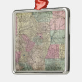 Kaart van de staat Colorado Metalen Ornament (Links)