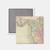 Kaart van de staat Florida Magneet (Voorkant / Achterkant)