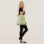  kaart van de staat Florida Tote Bag (Op model)