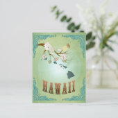 Kaart van de staat Hawaï - Groen (Staand voorkant)