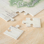  kaart van de staat Kusta Washington (1857) Legpuzzel (Zijkant)