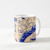 Kaart van de staat Maine Mok (Voorkant rechts)