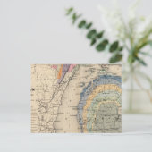 Kaart van de staat Michigan (Staand voorkant)