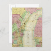 Kaart van de staat Michigan (Voorkant / Achterkant)