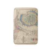 Kaart van de staat Michigan Badmat (Voorkant Verticaal)