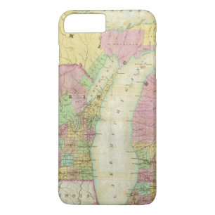 Kaart van de staat Michigan Case-Mate iPhone Case
