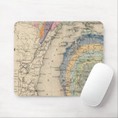 Kaart van de staat Michigan Muismat (Met muis)