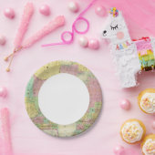 Kaart van de staat Michigan Papieren Bordje (Feest)