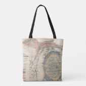 Kaart van de staat Michigan Tote Bag (Achterkant)