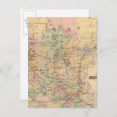 Kaart van de staat Minnesota, 1874 (Voorkant / Achterkant)